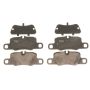 TRW PARTS TRH1416 TRW PREMIUM BRAKING - METALLIC BRAKE PAD SET - TRH1416