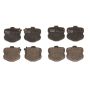 TRW PARTS TRH1419A TRW PREMIUM BRAKING - METALLIC BRAKE PAD SET - TRH1419A