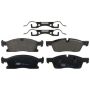 TRW PARTS TRH1629A TRW PREMIUM BRAKING - METALLIC BRAKE PAD SET - TRH1629A