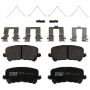 TRW PARTS TRH1724 TRW PREMIUM BRAKING - METALLIC BRAKE PAD SET - TRH1724