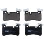 TRW PARTS TRM1450 TRW PREMIUM BRAKING - METALLIC BRAKE PAD SET - TRM1450