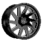 BR THRUST 22X12 8X180 -44 125 G-BLK MLD