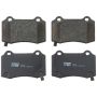 TRW PARTS TRC1053 TRW PREMIUM BRAKING - CERAMIC BRAKE PAD SET - TRC1053