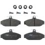 TRW PARTS TRH0255 TRW PREMIUM BRAKING - METALLIC BRAKE PAD SET - TRH0255