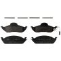 TRW PARTS TRH0760ES TRW PREMIUM BRAKING - METALLIC BRAKE PAD SET - TRH0760ES