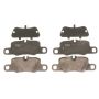 TRW PARTS TRH1416 TRW PREMIUM BRAKING - METALLIC BRAKE PAD SET - TRH1416