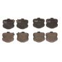 TRW PARTS TRH1419A TRW PREMIUM BRAKING - METALLIC BRAKE PAD SET - TRH1419A