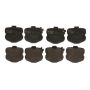 TRW PARTS TRH1419A TRW PREMIUM BRAKING - METALLIC BRAKE PAD SET - TRH1419A