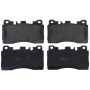TRW PARTS TRH1531 TRW PREMIUM BRAKING - METALLIC BRAKE PAD SET - TRH1531