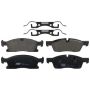 TRW PARTS TRH1629A TRW PREMIUM BRAKING - METALLIC BRAKE PAD SET - TRH1629A