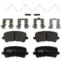 TRW PARTS TRH1724 TRW PREMIUM BRAKING - METALLIC BRAKE PAD SET - TRH1724