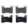 TRW PARTS TRM1450 TRW PREMIUM BRAKING - METALLIC BRAKE PAD SET - TRM1450