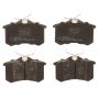 TRW PARTS TXH0340 TRW PREMIUM BRAKING - METALLIC BRAKE PAD SET - TXH0340