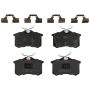 TRW PARTS TXH0340A TRW PREMIUM BRAKING - METALLIC BRAKE PAD SET - TXH0340A