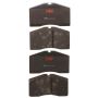 TRW PARTS TXH0594 TRW PREMIUM BRAKING - METALLIC BRAKE PAD SET - TXH0594
