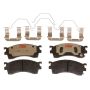 TRW PARTS TXH0893 TRW PREMIUM BRAKING - METALLIC BRAKE PAD SET - TXH0893