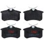 TRW PARTS TXH0894 TRW PREMIUM BRAKING - METALLIC BRAKE PAD SET - TXH0894
