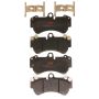 TRW PARTS TXH1007 TRW PREMIUM BRAKING - METALLIC BRAKE PAD SET - TXH1007