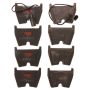 TRW PARTS TXH1029ES TRW PREMIUM BRAKING - METALLIC BRAKE PAD SET - TXH1029ES