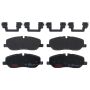 TRW PARTS TXH1098 TRW PREMIUM BRAKING - METALLIC BRAKE PAD SET - TXH1098