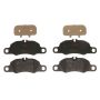 TRW PARTS TXH1389 TRW PREMIUM BRAKING - METALLIC BRAKE PAD SET - TXH1389