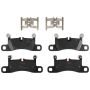 TRW PARTS TXH1453 TRW PREMIUM BRAKING - METALLIC BRAKE PAD SET - TXH1453