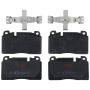 TRW PARTS TXH1663 TRW PREMIUM BRAKING - METALLIC BRAKE PAD SET - TXH1663