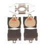 TRW PARTS TXM0848 TRW PREMIUM BRAKING - METALLIC BRAKE PAD SET - TXM0848