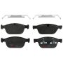TRW PARTS TXM1412 TRW PREMIUM BRAKING - METALLIC BRAKE PAD SET - TXM1412