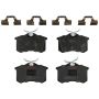 TRW PARTS TXH0340A TRW PREMIUM BRAKING - METALLIC BRAKE PAD SET - TXH0340A