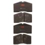 TRW PARTS TXH0594 TRW PREMIUM BRAKING - METALLIC BRAKE PAD SET - TXH0594