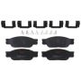 TRW PARTS TXH0805 TRW PREMIUM BRAKING - METALLIC BRAKE PAD SET - TXH0805