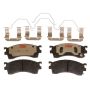 TRW PARTS TXH0893 TRW PREMIUM BRAKING - METALLIC BRAKE PAD SET - TXH0893