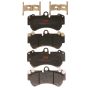 TRW PARTS TXH1007 TRW PREMIUM BRAKING - METALLIC BRAKE PAD SET - TXH1007