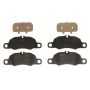TRW PARTS TXH1389 TRW PREMIUM BRAKING - METALLIC BRAKE PAD SET - TXH1389