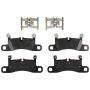 TRW PARTS TXH1453 TRW PREMIUM BRAKING - METALLIC BRAKE PAD SET - TXH1453