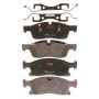 TRW PARTS TXH1629 TRW PREMIUM BRAKING - METALLIC BRAKE PAD SET - TXH1629