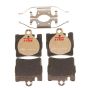 TRW PARTS TXM0848 TRW PREMIUM BRAKING - METALLIC BRAKE PAD SET - TXM0848