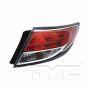TYC Products 11-6407-00-9 CAPA Certified Tail Light Assembly