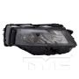 TYC Products 20-17721-90-9 CAPA Certified Headlight Assembly