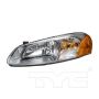 TYC Products 20-6042-00-9 CAPA Certified Headlight Assembly