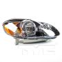 TYC Products 20-6235-70-9 CAPA Certified Headlight Assembly