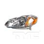 TYC Products 20-6236-00-9 CAPA Certified Headlight Assembly