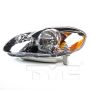 TYC Products 20-6236-70-9 CAPA Certified Headlight Assembly