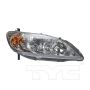 TYC Products 20-6499-00 Headlight Assem