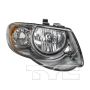 TYC Products 20-6635-00-9 CAPA Certified Headlight Assembly