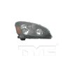 TYC Products 20-6643-00-9 Headlight Assem