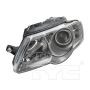 TYC Products 20-6740-00-1 Headlight Assem