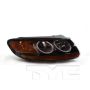 TYC Products 20-6807-90-9 CAPA Certified Headlight Assembly