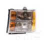 TYC Products 20-6820-00-9 CAPA Certified Headlight Assembly